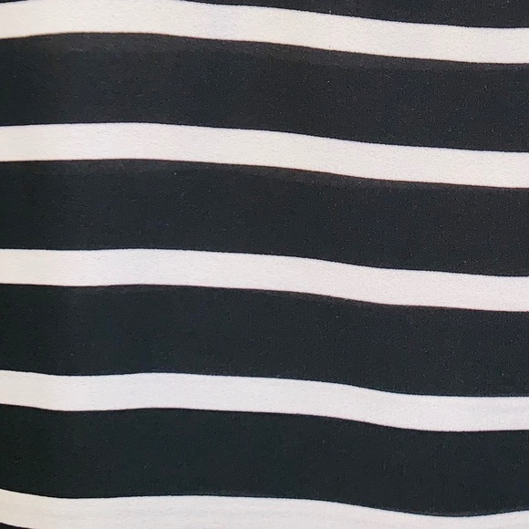 LOFT Striped Nautical Boat Neck Blouse :: XS - Picture 3 of 4
